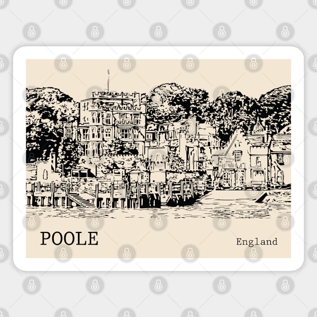 Poole England Magnet by Lakeric
